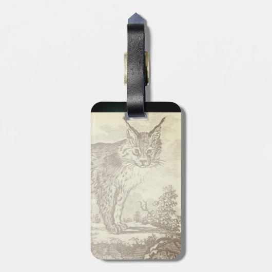 Rook Lynx Bagagelabel (Achterkant verticaal)