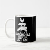 Rook me als je me BBQ hebt Koffiemok (Links)