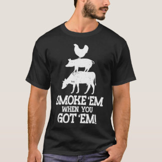 Rook me als je me BBQ hebt T-shirt
