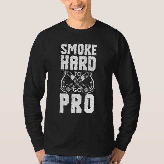 Rook moeilijk te gaan Pro Cigar T-shirt (Voorkant)