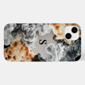 Rook Monogram iPhone Case (Achterkant (horizontaal))