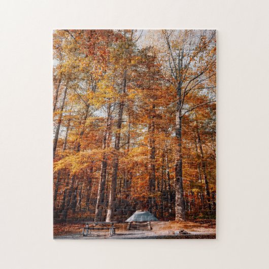 Rook Mountain Rivier Kreek. Legpuzzel (Verticaal)