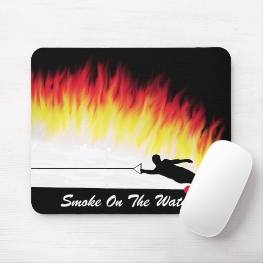 "Rook op het water" Muismat (Met muis)