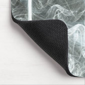 Rook over zwart Abstract werk Muismat (Hoek)