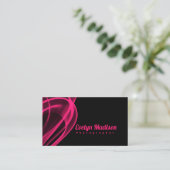 Rook Ribbons Abstract U797 Visitekaartje (Staand voorkant)