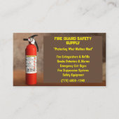 Rook & Rode Brandblusser Brandveiligheid Visitekaartje (Voorkant)