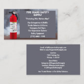 Rook & Rode Brandblusser Brandveiligheid Zaken Visitekaartje (Voorkant / Achterkant)