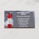 Rook & Rode Brandblusser Brandveiligheid Zaken Visitekaartje (Voorkant)