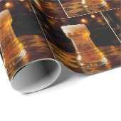 Rook Schaakstuk Bierglas Cadeaupapier (Rol Hoek)