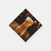 Rook Schaakstuk Bierglas Servet (Hoek)