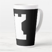 Rook Schaakstuk Latte Mok (Rechterhoek)