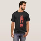 Rook Schaakstuk Schaakliefhebber T-shirt (Voorkant volledig)