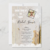 Rook-Show in het Vrijgezellenfeest Sneeuwbijtende  Kaart (Voorkant)