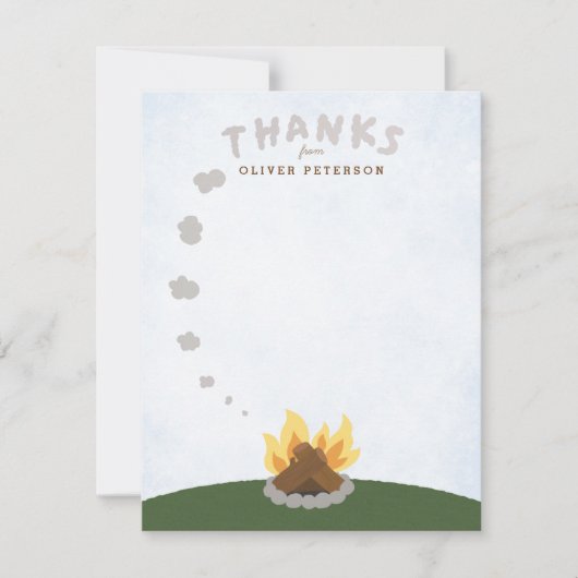 Rook Signalen Bedankbriefjes Notitiekaartje (Voorkant)