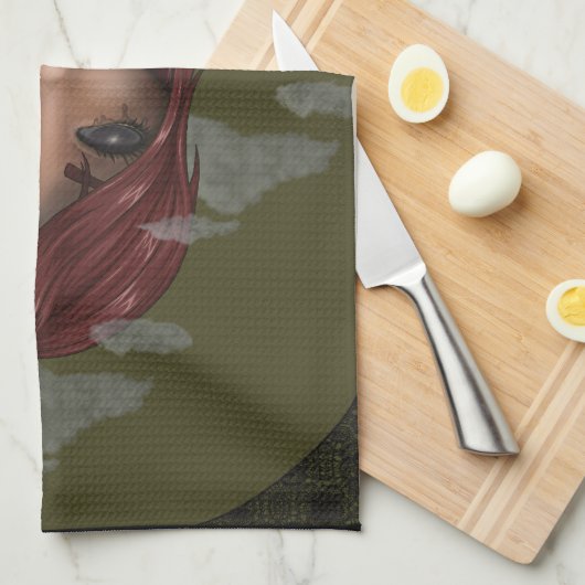 Rook Theedoek (Quarter Fold)