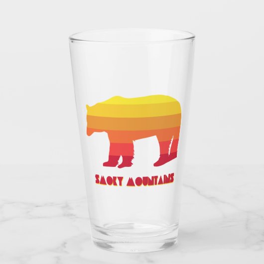 Rook van de bergen Beer Glas (Voorkant)