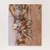 Rook van een. 45 door Charles Marion Russell Legpuzzel (Verticaal)