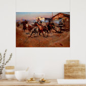 Rook van een 45 poster (Keuken)