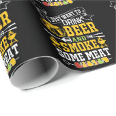 Rook van vlees cadeaupapier (Rol Hoek)