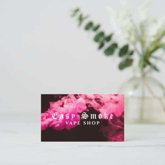 Rook Visitekaartjes (Staand voorkant)