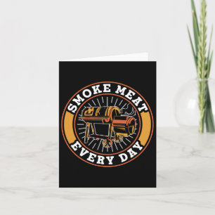 Rook vlees elke dag grillen barbecue BBQ Kaart