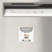 Rook & Vuur Retro Kachel Keukenmagneet Magneet (Insitu (Vaatwasser))