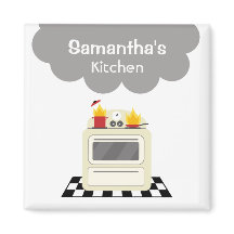 Rook & Vuur Retro Kachel Keukenmagneet