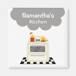 Rook & Vuur Retro Kachel Keukenmagneet Magneet