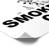 Rook wat quack Funny Poster (Hoek)