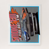 Rook ze als je klassieke muskietenauto's hebt legpuzzel (Verticaal)