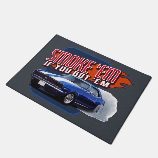 Rook ze als je ze Camaro hebt Deurmat (Schuin)