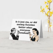 Rook ze als je ze hebt kaart (Gele Bloem)