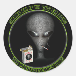 Rook ze als je ze hebt! Sticker