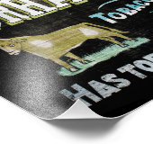 Rook ze foto afdruk (Hoek)