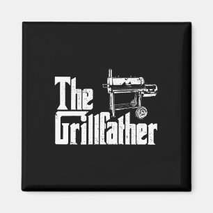 Rookapparatuur En Grill Chef Grillfather Gegrilde Magneet