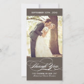 Rookbedankfotokaart (4x8) bedankkaart (Voorkant)