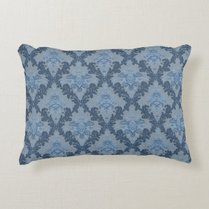 Rookblauw Leisteen Zachte Poederblauw Elegant Dama Accent Kussen