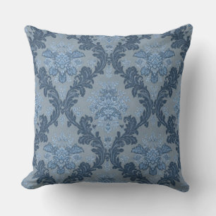 Rookblauw Leisteen Zachte Poederblauw Elegante Dam Kussen