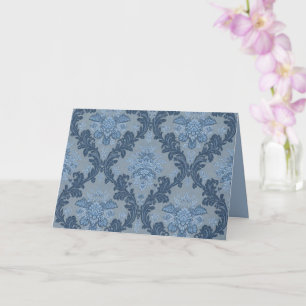 Rookblauwe Leisteen Zachte Poederblauwe Elegante D Kaart