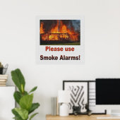 ROOKE ALARMS SAFETY POSTER GEBRUIKEN (Thuiskantoor)
