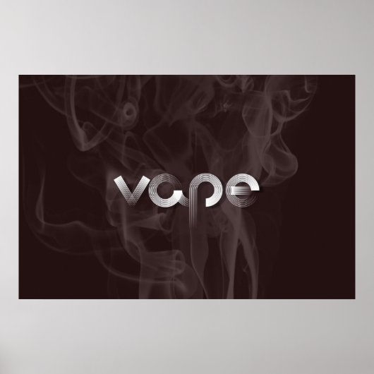 Rooke Vape Premium-Poster afdrukken Poster (Voorkant)