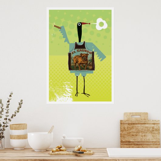 ROOKER POSTER (Keuken)