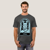 Rookery-watervallen Alaska T-shirt (Voorkant volledig)