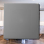 Rookgrijs effen kleur | Klassiek Elegant Tegeltje<br><div class="desc">Rookgrijs effen kleur | Klassiek | Elegant | Trendy | Stijlvol | Cadeau</div>