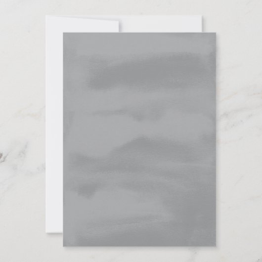 Rookgrijze Waterverf Dip Weddenschap Kaart (Achterkant)