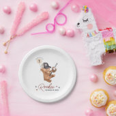 Rookie 1e Verjaardag Beer Papieren Bordje (Feest)