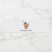 Rookie 1e Verjaardag Beer Waterfles Etiket (Enkel label)