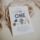 Rookie 1e Verjaardag - Eén uitnodiging