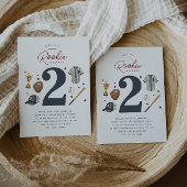 Rookie 2e verjaardag - 2 uitnodiging