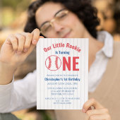 Rookie Baseball 1e verjaardag Kaart